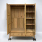 OAK FURNITURELAND LIGHT NATURAL SOLID OAK TRIPLE WARDROBE NEWTON RANGE RRP £1549