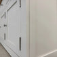 White Wax Finished Oak Top & Solid Wood Frames, Extra Large Dresser, Chester Classic Cream Range, RRP £1549