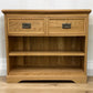 Solid Oak Small Bookcase, Traditionally Crafted with Solid Oak with no Veneer, MDF or Chipboard Used.