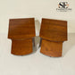 Set of 2 Solid Oak & Oak Veneer Bedside Tables from the Winchcombe Dark Oak Range RRP £598