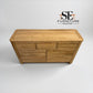Solid Oak 7 Drawer Chest of Drawers, Romsey Range, From Oak Furnitureland RRP £679