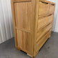 Solid Oak 5 Drawer Chest RRP £769.      (No Veneer, MDF Or Chipboard Used)