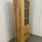 Oak Furnitureland Solid Mango Wood Display Cabinet Lyla Range RRP £679