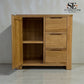 Natural Solid Oak Storage Cabinet Romsey Range, From Oak Furnitureland RRP £499