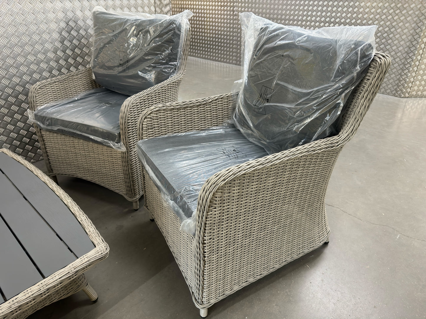 Cotswold Company Garden Rattan Lounge Set, 2 Seater, 2* One Seater & Coffee Table RRP £1499