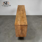 Chunky Solid Acacia Wood Live Edge 4-Door Extra Large Sideboard with Gun Metal Legs RRP £1299