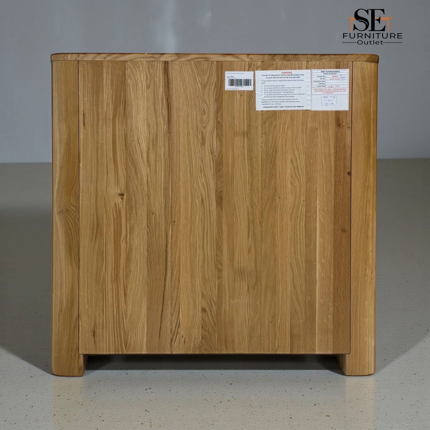 Natural Solid Oak Storage Cabinet Romsey Range, From Oak Furnitureland RRP £499