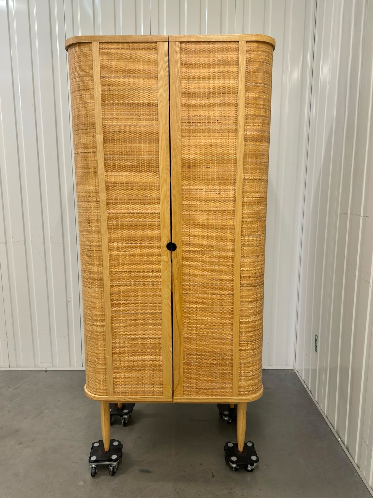 Made.com Solid Ash & Rattan Kitchen Larder RRP £899