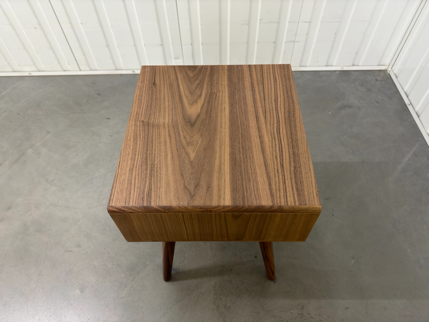 La Redoute Walnut Bedside Table with Drawer