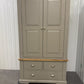 Oak Furnitureland Oak & Grey Painted Kitchen Larder St Ives Range RRP £1449