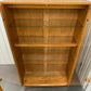 Ercol Solid Ash Wood Windsor Medium Display Cabinet with Lights