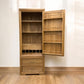 Oak Furnitureland Natural Solid Oak Slim Kitchen Larder Bevel Range RRP £1049