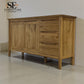 Natural Solid Oak Large Sideboard Copenhagen Range, From Oak Furnitureland RRP £659