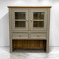 Solid Oak Top & Solid Wood Dresser Top in Grey