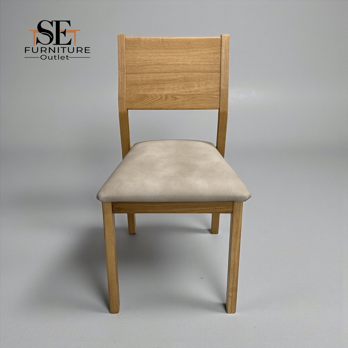 Set of 4 Natural Oak Dining Chairs, Ellison Range from Oak Furnitureland, RRP £200 Each