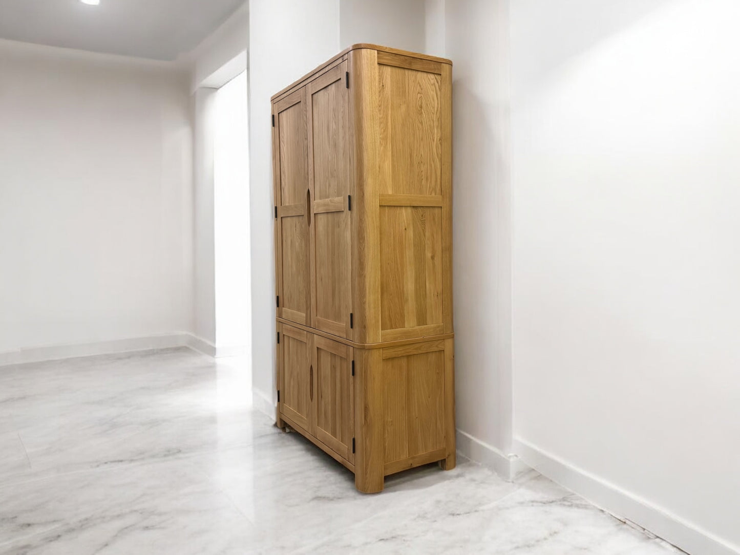 Oak Furnitureland Natural Oak Kitchen Larder Romsey Range RRP £1399