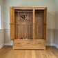 Natural Solid Oak Triple Wardrobe from Canterbury Range by Oak Furnitureland RRP £1699