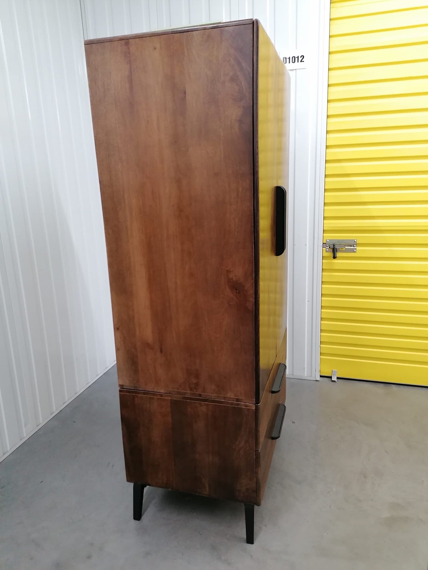 MADE.Com Dark Mango Wood Lucien Two Door WARDROBE RRP £1400