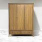 Light Natural Solid Oak Triple Wardrobe, Newton Range From Oak Furnitureland RRP £1549