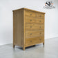 Whitewash Finish Solid Oak & Quality Oak Veneer 7 Drawer Chest, Inglesham Range, RRP £899