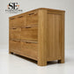 Solid Oak 7 Drawer Chest of Drawers, Romsey Range, From Oak Furnitureland RRP £679