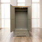 Oak Furnitureland Oak & Painted Double Wardrobe St Ives Range RRP £849