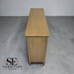 Solid Oak Top, Frames with Oak Veneer & White Wax Finish, 10 Drawer Chest Berkeley Nordic Oak Range RRP £999
