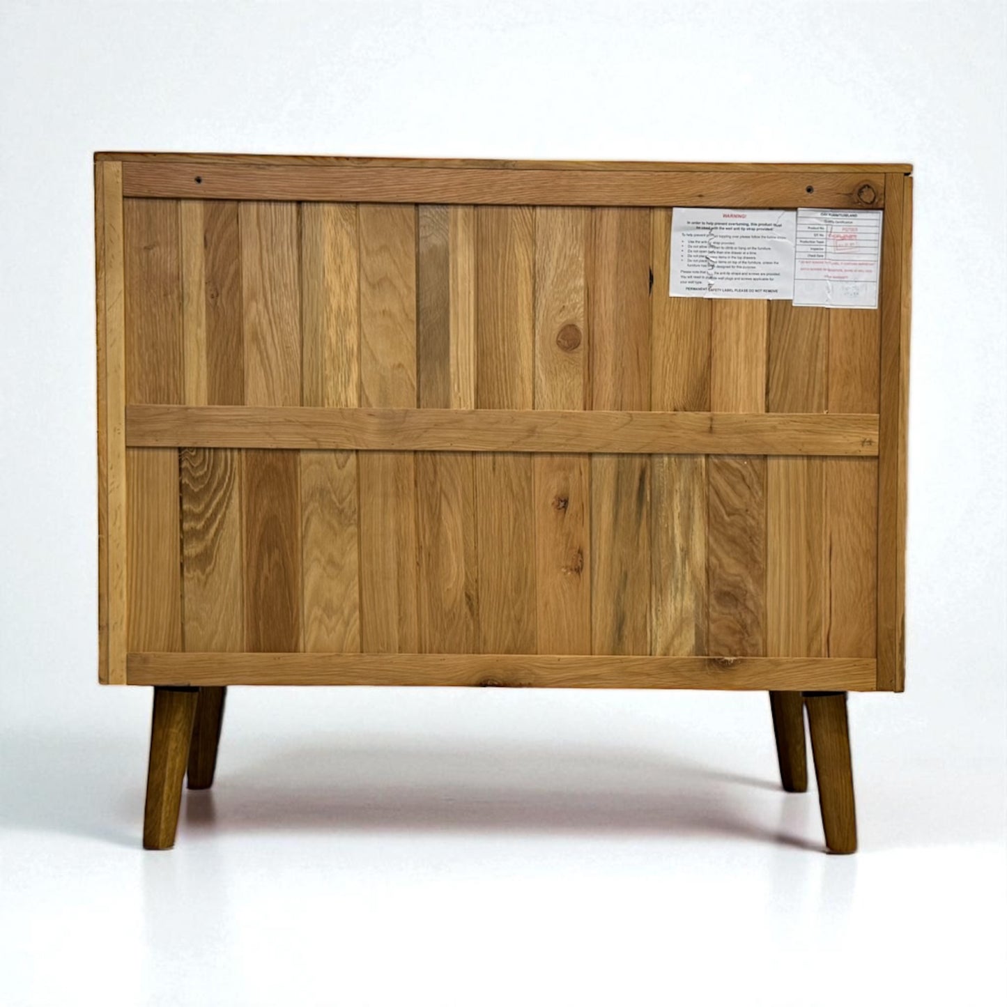Brushed & Glazed Solid Oak Small Sideboard Parquet Range From Oak Furnitureland RRP £569