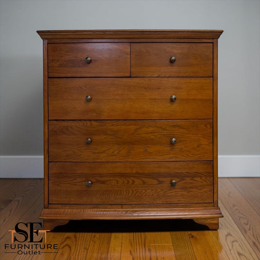Dark Oak 5 Drawer Chest, Winchcombe Range RRP £899