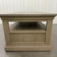 OAK FURNITURELAND WEATHERED OAK 2 DRAWER COFFEE TABLE BURLEIGH RANGE RRP £479