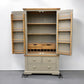 Oak Furnitureland Oak & Grey Painted Kitchen Larder St Ives Range RRP £1449