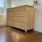 Solid Oak Frames with Oak Veneer 10-Drawer Chest in Whitewashed Finish, Inglesham Range, RRP £1250