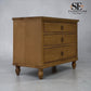 Solid Oak & Quality Oak Veneer Wide Bedside Table from the Elkstone Mellow Oak Range
