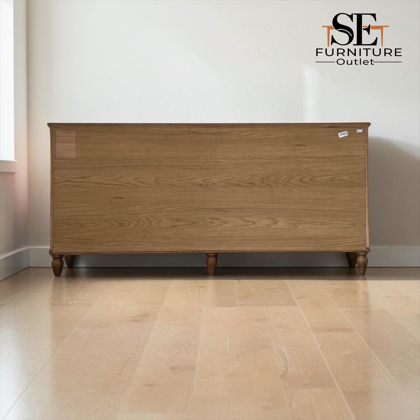 Solid Oak & Oak Veneer Extra Large Sideboard, Elkstone Mellow Oak Range RRP £999