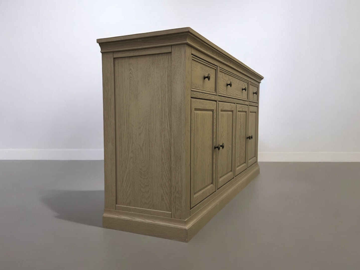 SOLID WEATHERED OAK EXTRA LARGE SIDEBOARD BURLEIGH RANGE RRP £899