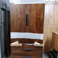 MADE.Com Dark Mango Wood Lucien Two Door WARDROBE RRP £1400