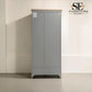 Solid Oak Top & Solid Wood Frames Utility Cupboard from the Chester Dove Grey Range RRP £999