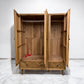 Oak Furnitureland Brushed & Glazed Solid Oak Triple Wardrobe Parquet Range RRP £1499