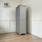 Solid Oak Top & Solid Wood Frames Utility Cupboard from the Chester Dove Grey Range RRP £1099