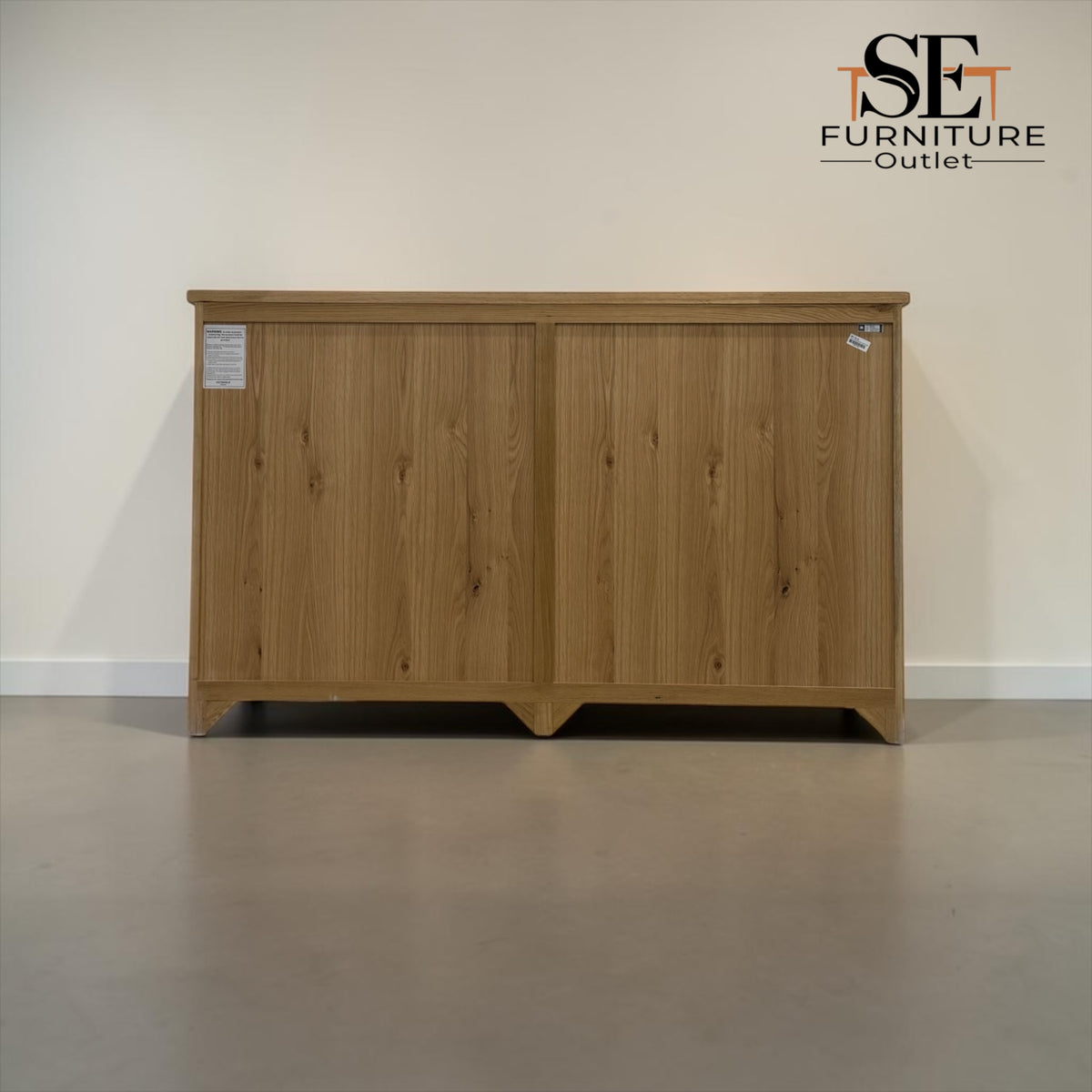 Whitewashed Finish Solid Oak & Oak Veneer 10-Drawer Chest, Inglesham Range, RRP £1250