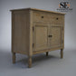 Solid Oak Frame Limewashed Finish Small Sideboard, Camille Limewash Range RRP £750