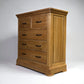 Natural Solid Oak 5 Drawer Chest, Canterbury Range From Oak Furnitureland RRP £599