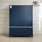 Solid Oak Top & Solid Wood Frames Triple Larder, Chester Midnight Blue Range RRP £1999