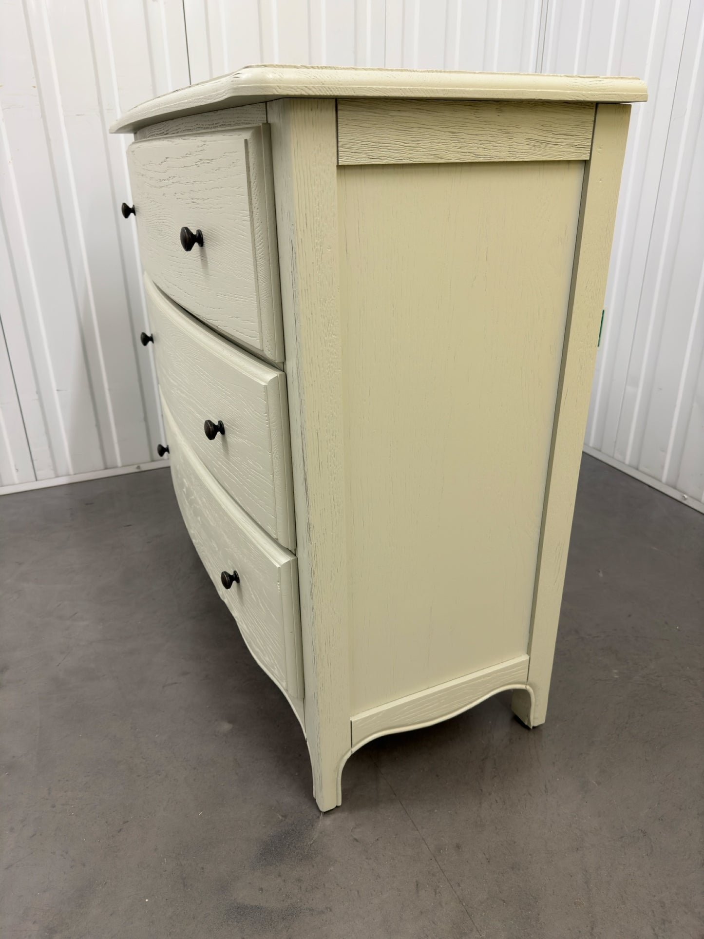 Cotswold Company Solid Oak Frame French Grey Painted Chest/Bedside Table Camille Range RRP £699