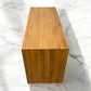 Natural Solid Oak & Metal Small Sideboard, Maine Range From Oak Furnitureland RRP £529
