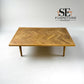Brushed & Glazed Solid Oak Dining Table, 8 Seater Parquet Range From Oak Furnitureland RRP £809