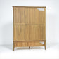 Light Natural Solid Oak Triple Wardrobe with Full-Size Mirror, Newton Range From Oak Furnitureland RRP £1599