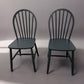 Cotswold Company Nordic Oak Curved Back Charcoal Dining Chairs RRP £150 Each