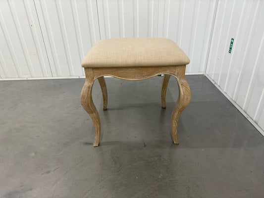 Gallery Direct Casablanca Dressing Table Stool in Limed Oak RRP £189