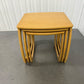 Nathan Oak Burlington Nest Of 3 Tables RRP £649